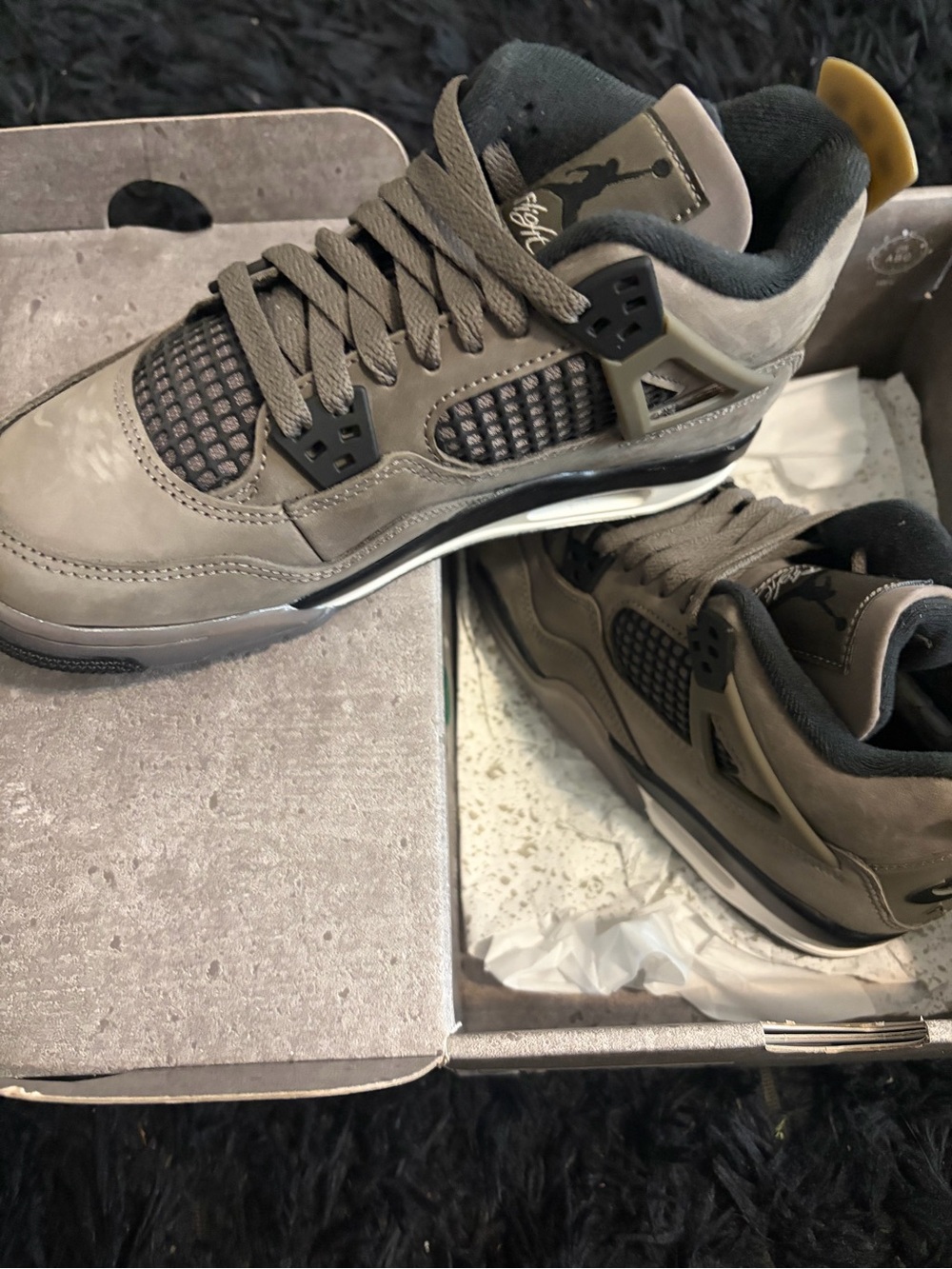 Jordan Kids' Sneakers in Olive/Black